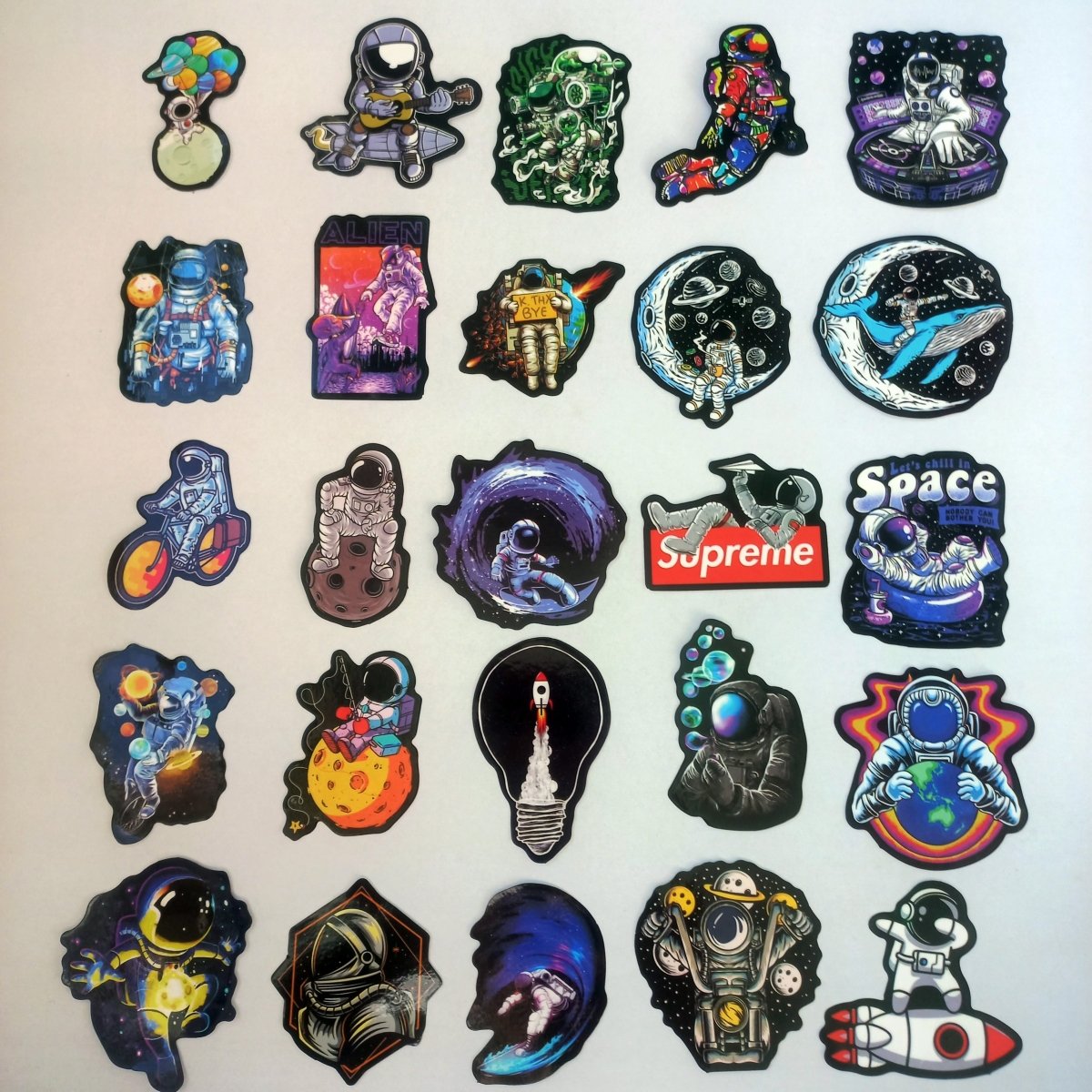 Pachet Stickere Astronauti 50 buc. - StickerJoy