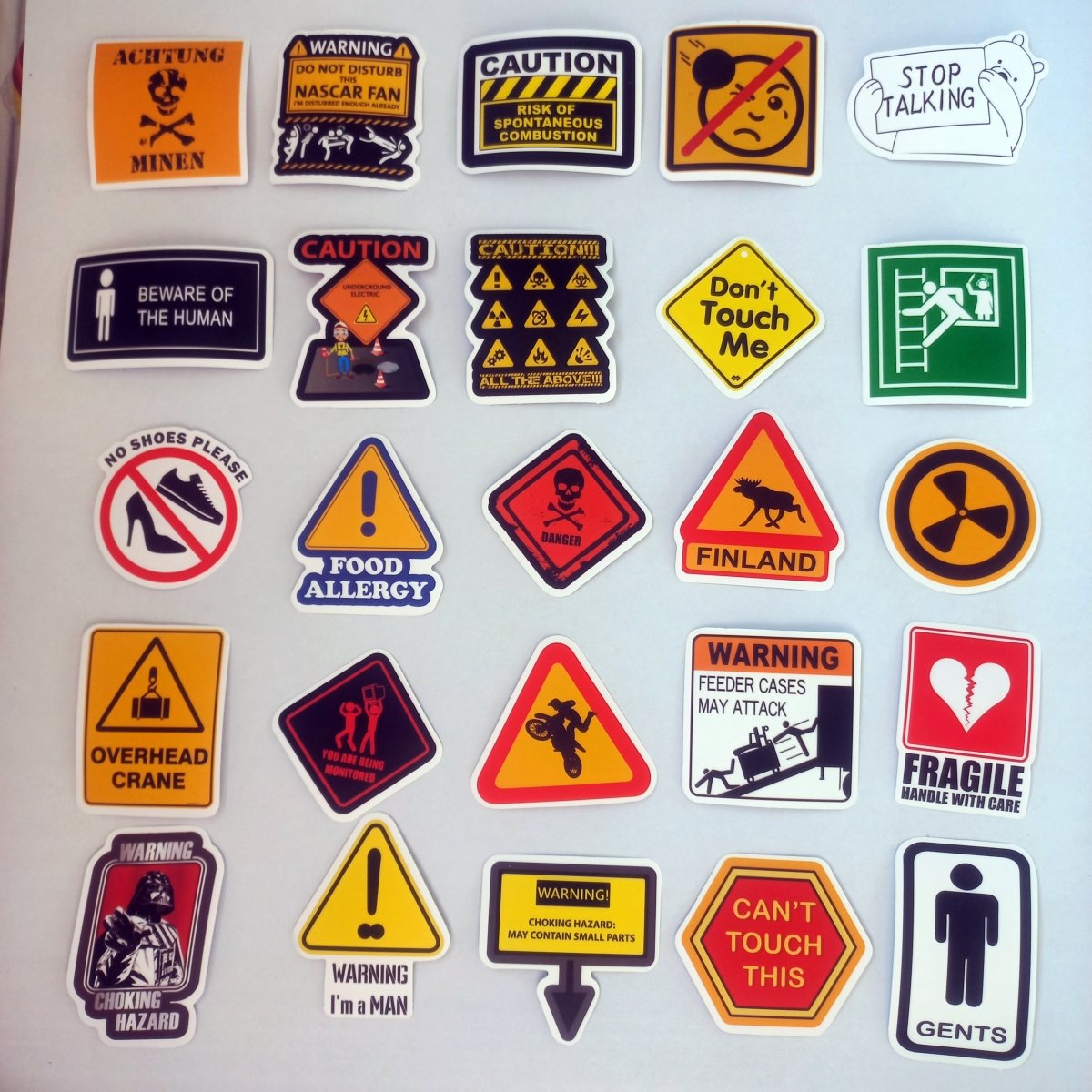 Stickere Avertizare/Semnalizare 50 buc. - StickerJoy