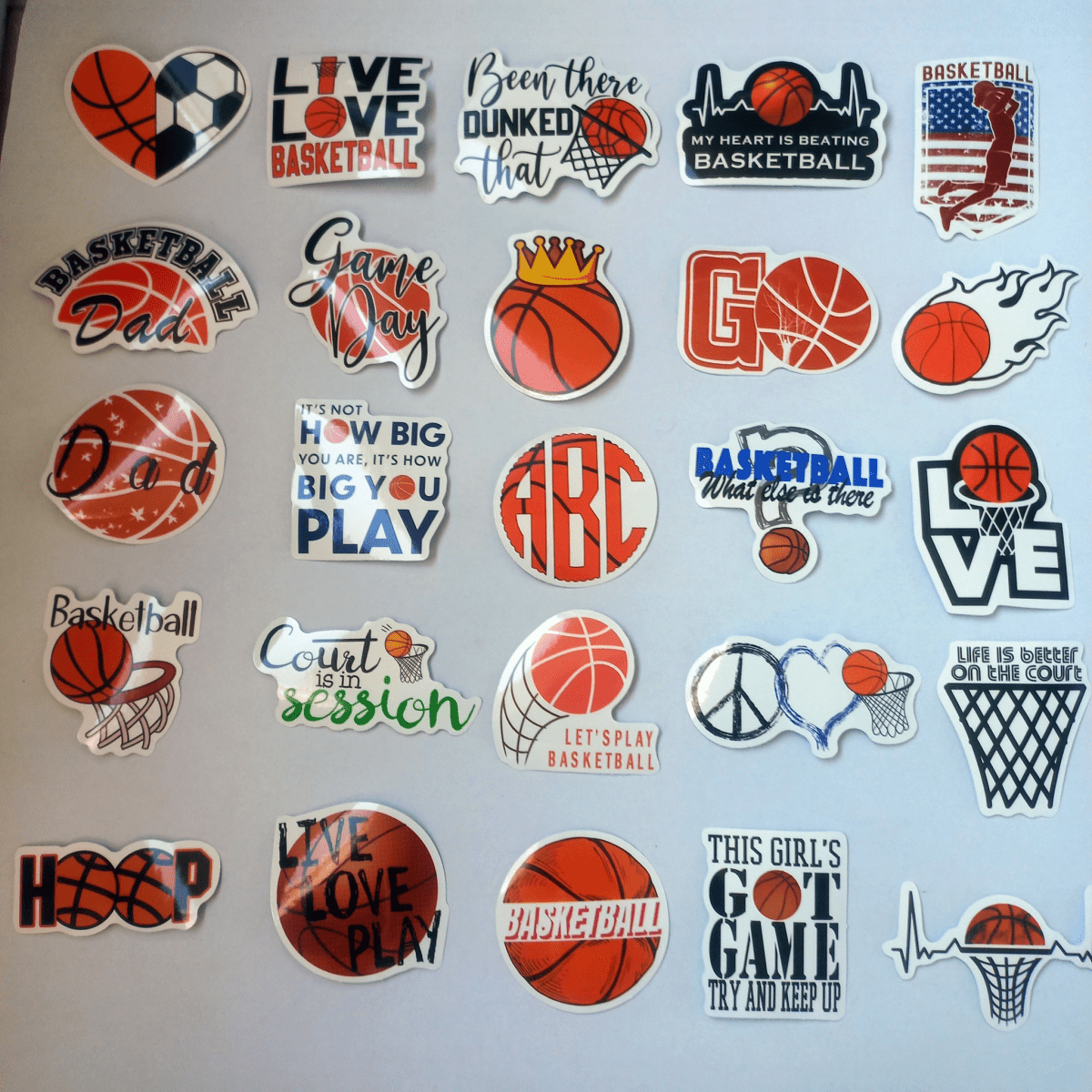 Pachet Stickere Basket 50 buc. - StickerJoy