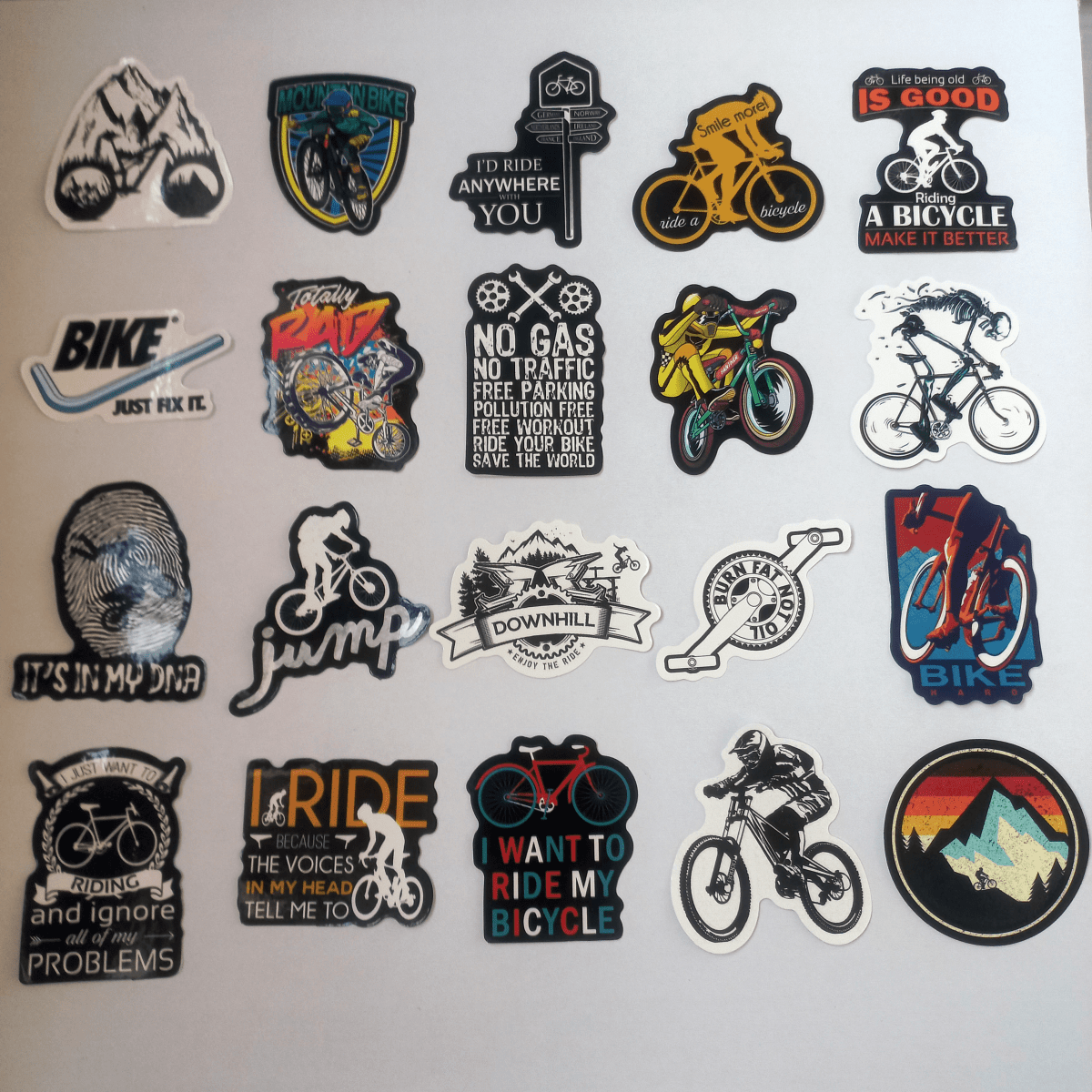 Stickere Bicicleta, MTB, BMX 50 buc. - StickerJoy