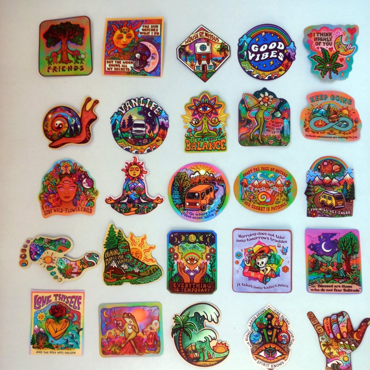 Pachet Stickere Camping & Spirit Liber 50 buc. - StickerJoy