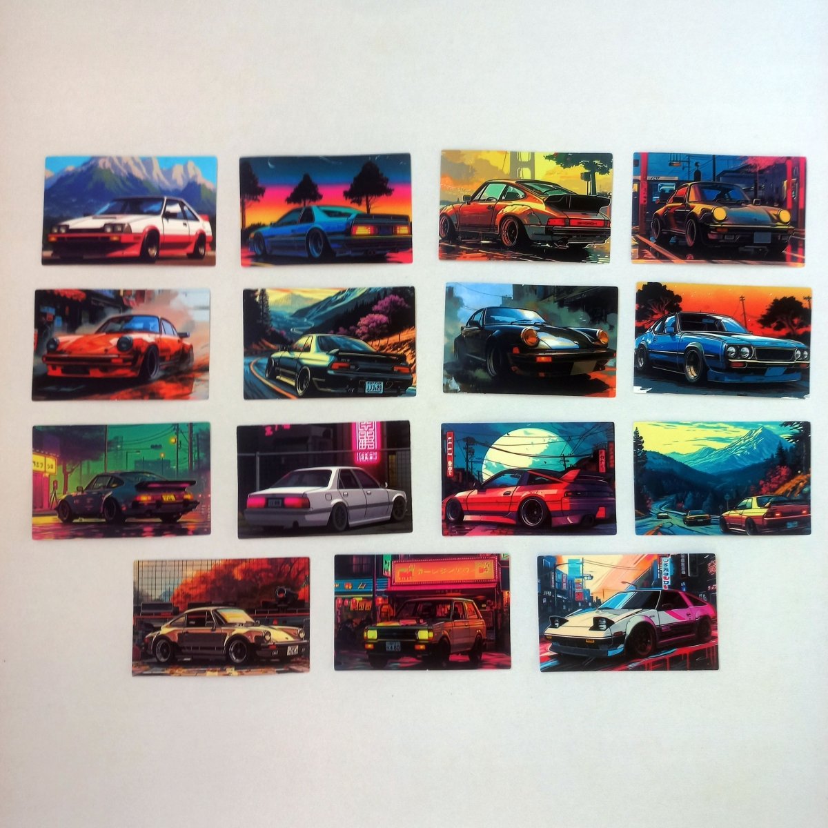 50 Stickere Mașini și Peisaje de Vis – Aventură și Stil - StickerJoy