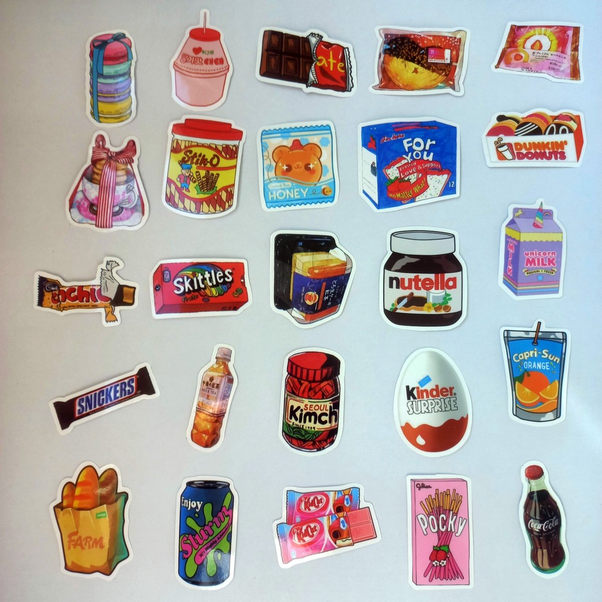 Pachet Stickere Dulciuri 50 buc. - StickerJoy