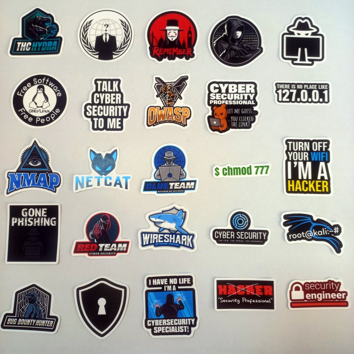 Pachet Stickere Hackers – 60 Bucăți - StickerJoy