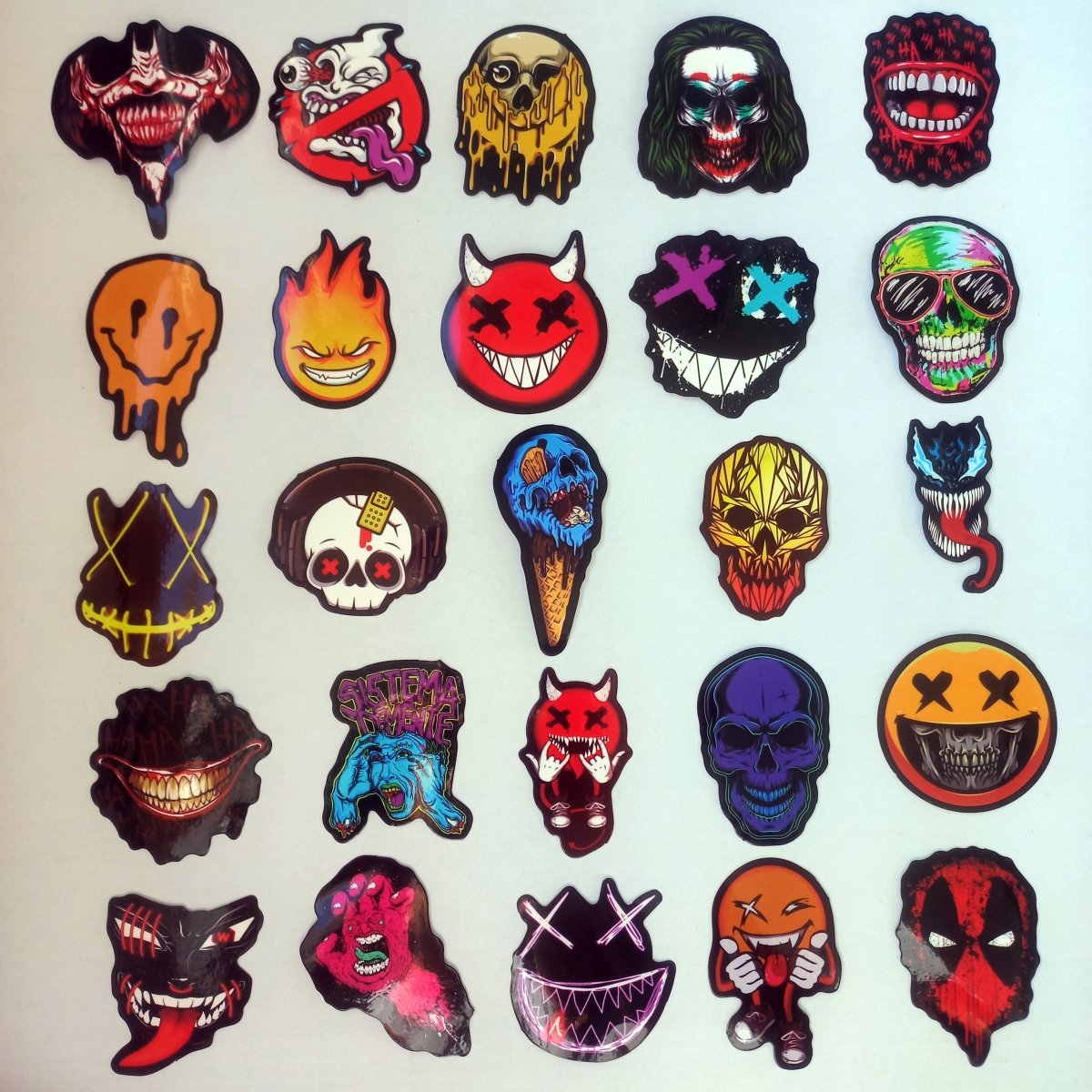 Pachet Stickere Horror & Creepy 50 buc. - StickerJoy