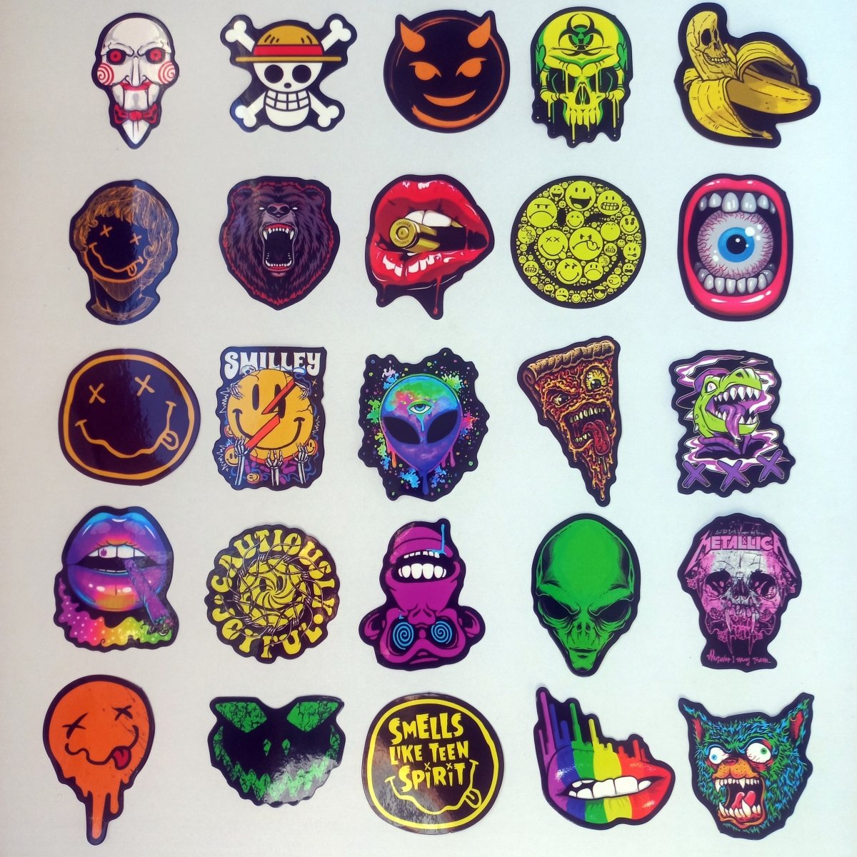 Pachet Stickere Horror & Creepy 50 buc. - StickerJoy