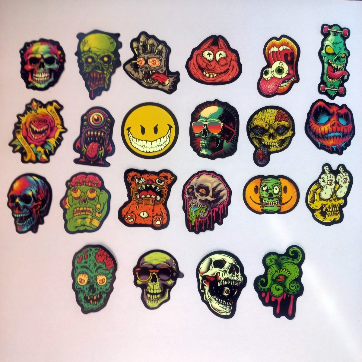 Pachet Stickere Glow in the Dark / Horror 52 buc. - StickerJoy