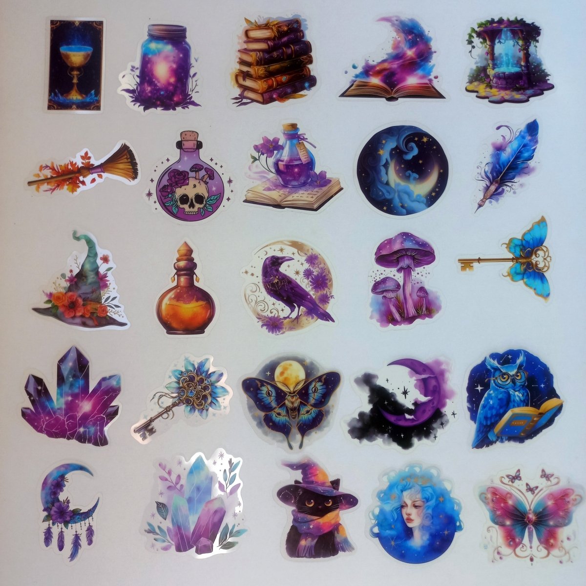 Pachet Stickere Transparente Magie 50 buc. - StickerJoy