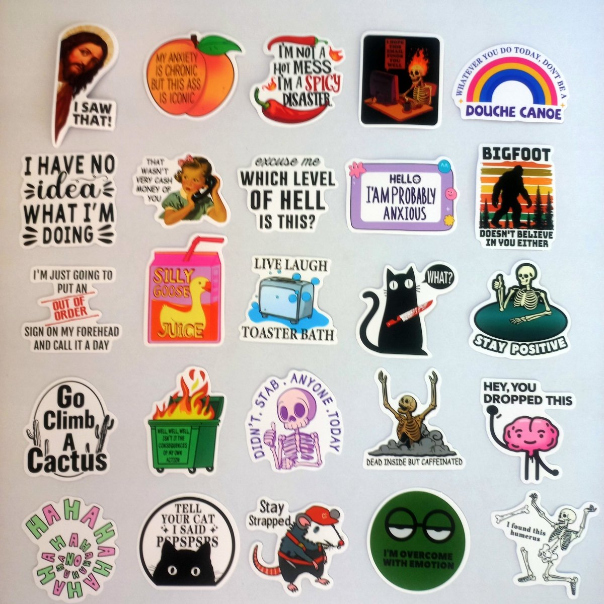Pachet Stickere Meme Amuzante 50 buc. - StickerJoy