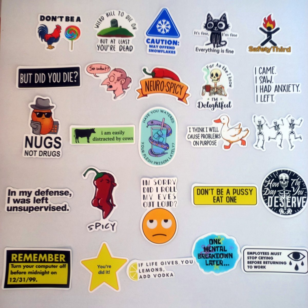 Pachet Stickere Meme Amuzante 50 buc. - StickerJoy