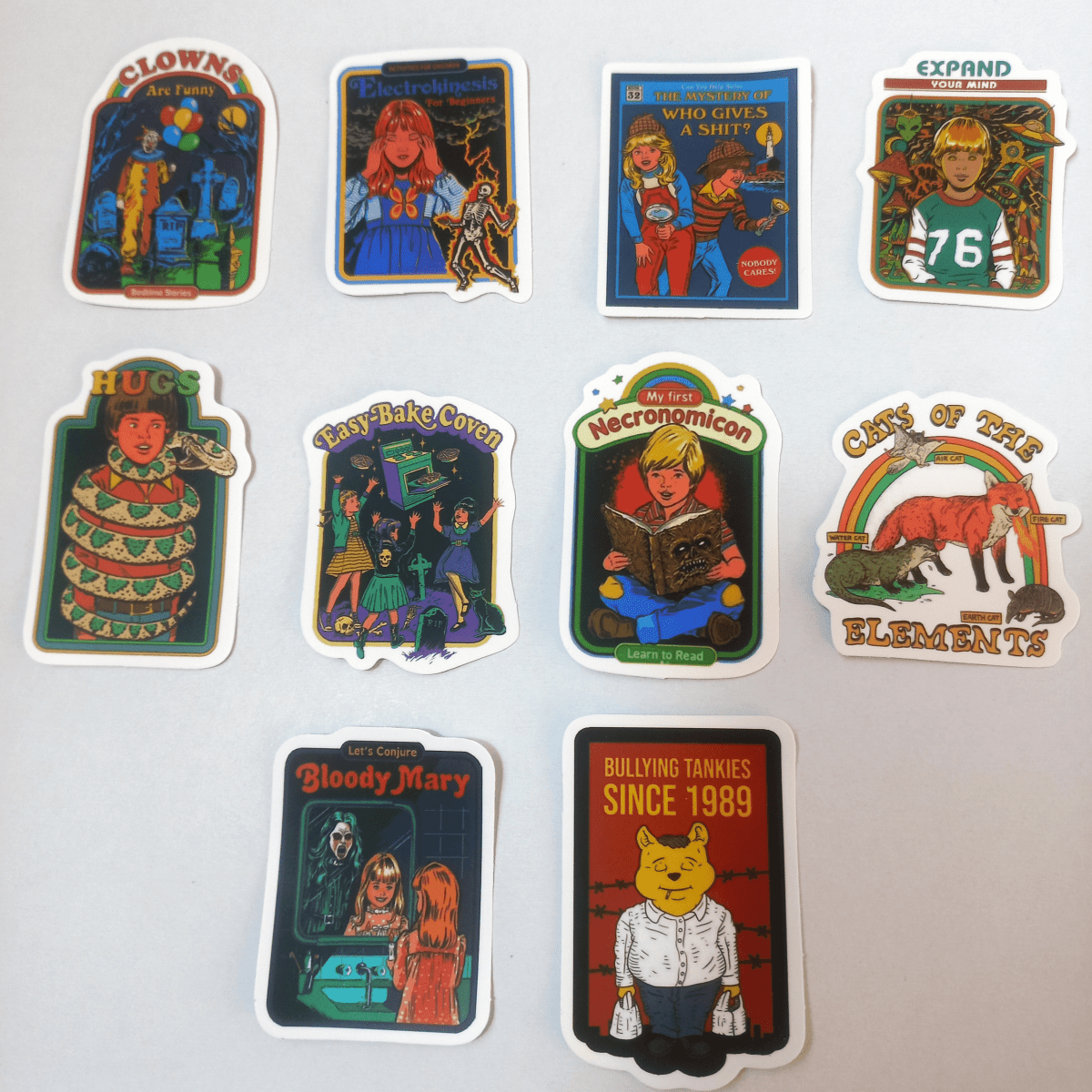 Stickere "Retro Ghost" 50 buc. - StickerJoy