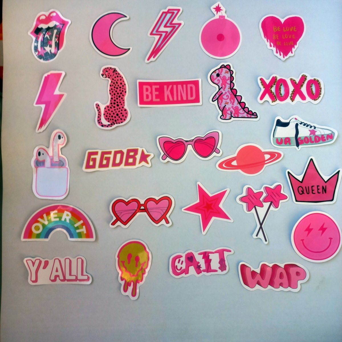 Pachet Stickere Girly & Fun – 50 Bucăți Colorate - StickerJoy