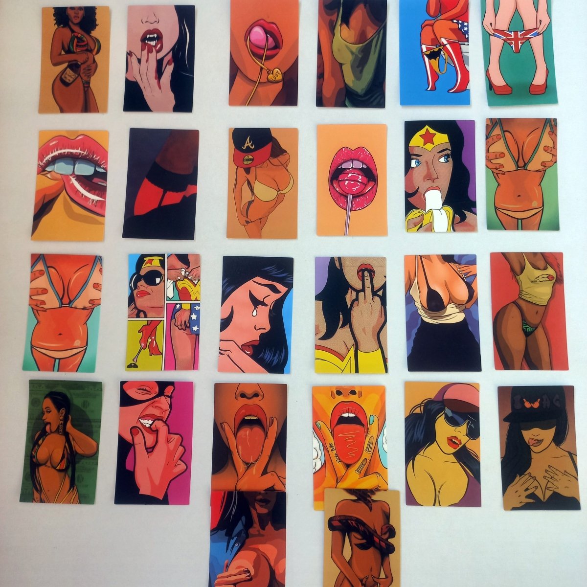 Pachet 50 Stickere Sexy – Ilustrații îndrăznețe și colorate - StickerJoy