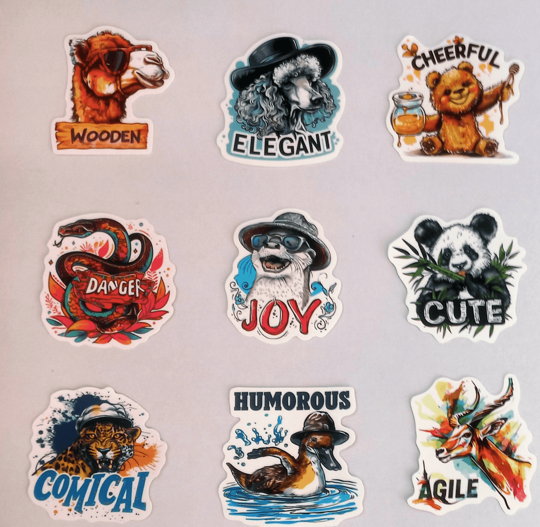 Stickere cu animale – adaugă bucurie și culoare în viața ta cu StickerJoy.ro - StickerJoy