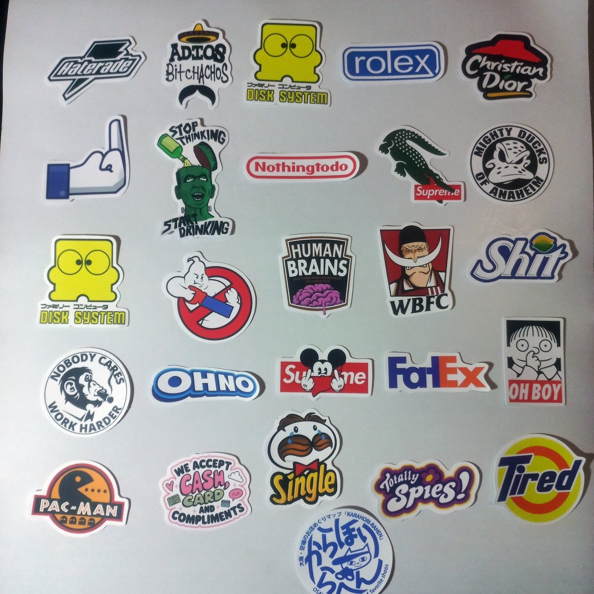 Set Stickere Hard & Funny – 50 Stickere Ironice, Sarcastice & Street Culture - StickerJoy