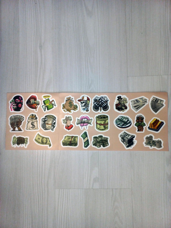 Stickere Bani si Dolari