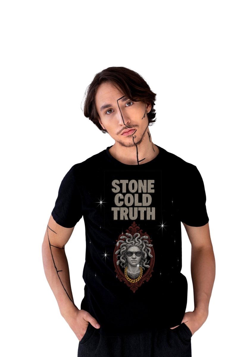 Stone Cold Truth – Design PNG Medusa Urban pentru Tricouri - StickerJoy
