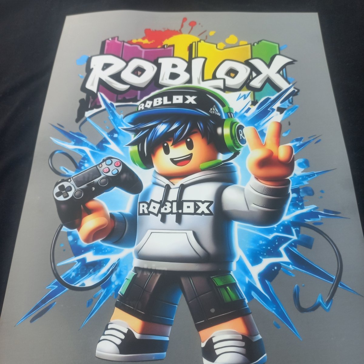 Sticker DTF „Gaming Character Boy” – Colorful Gamer Design - StickerJoy
