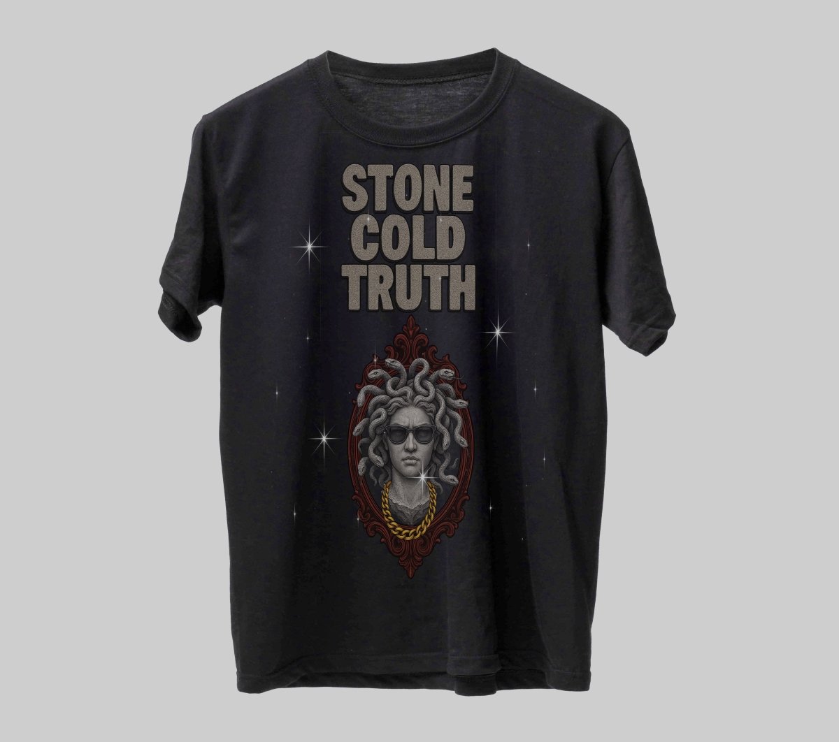Stone Cold Truth – Design PNG Medusa Urban pentru Tricouri - StickerJoy