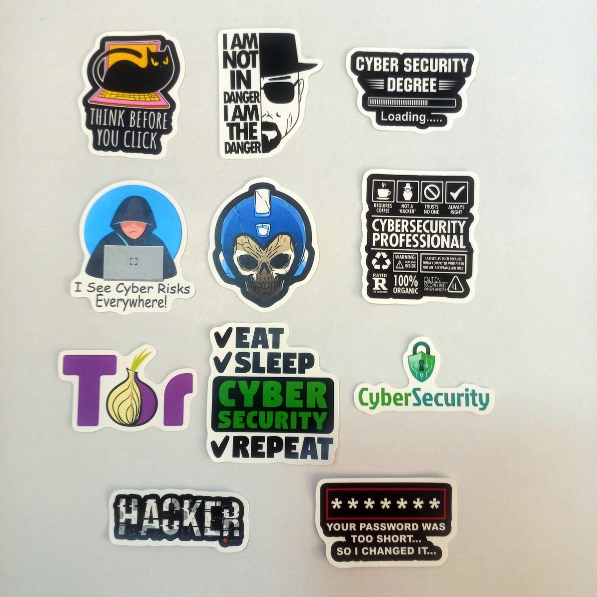 Pachet Stickere Hackers – 60 Bucăți - StickerJoy