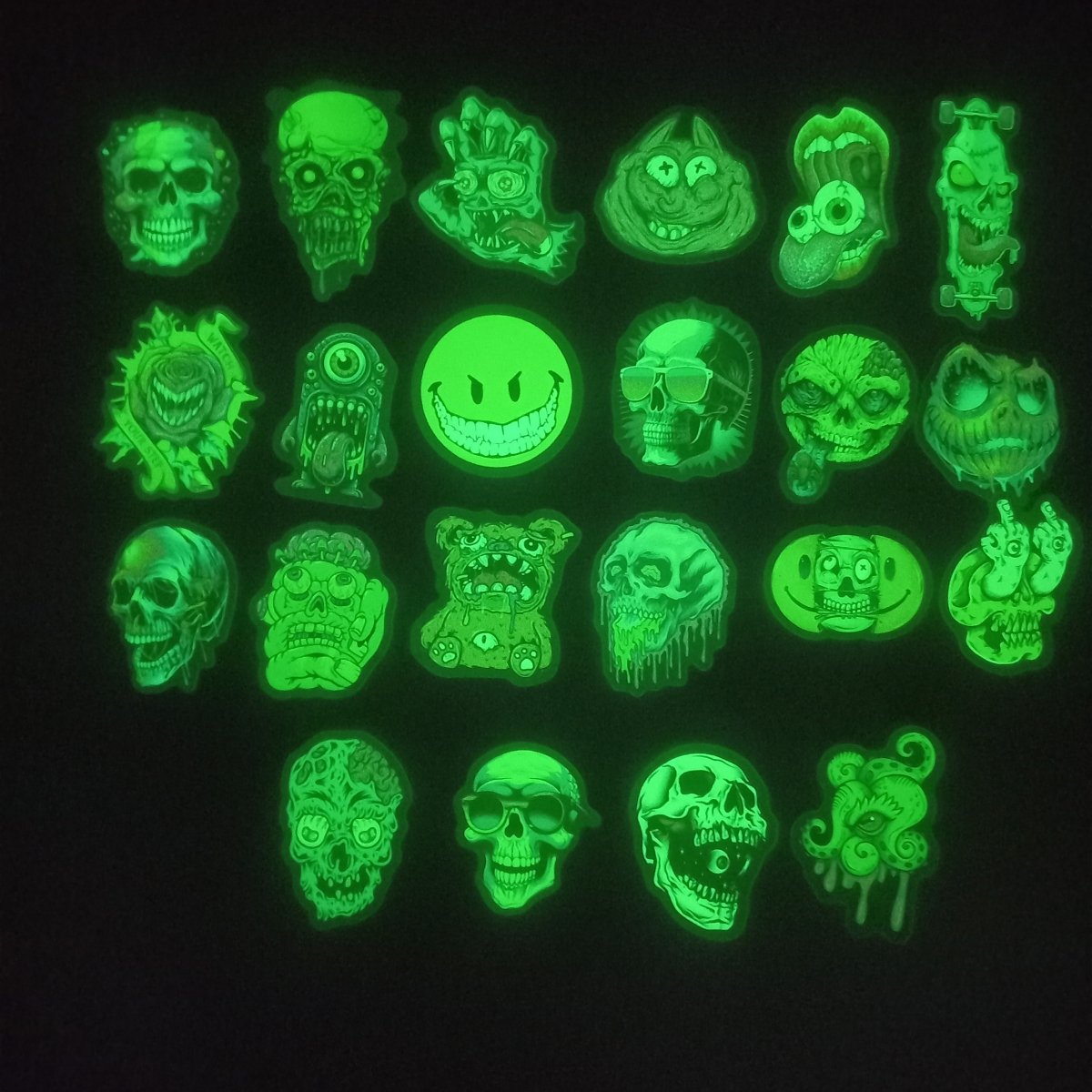 Pachet Stickere Glow in the Dark / Horror 52 buc. - StickerJoy