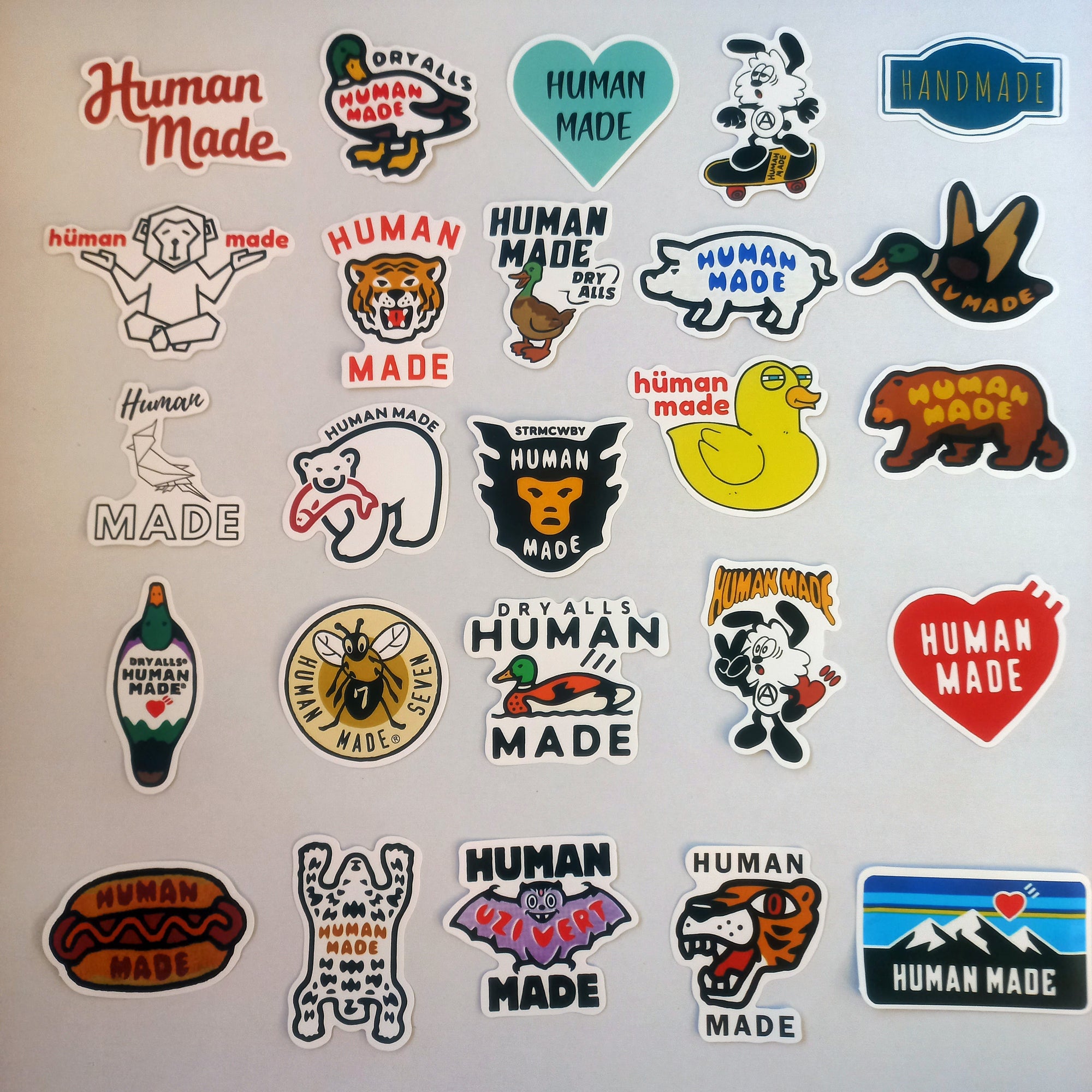 Set stickere Human Made variate – 50 modele lifestyle & fashion