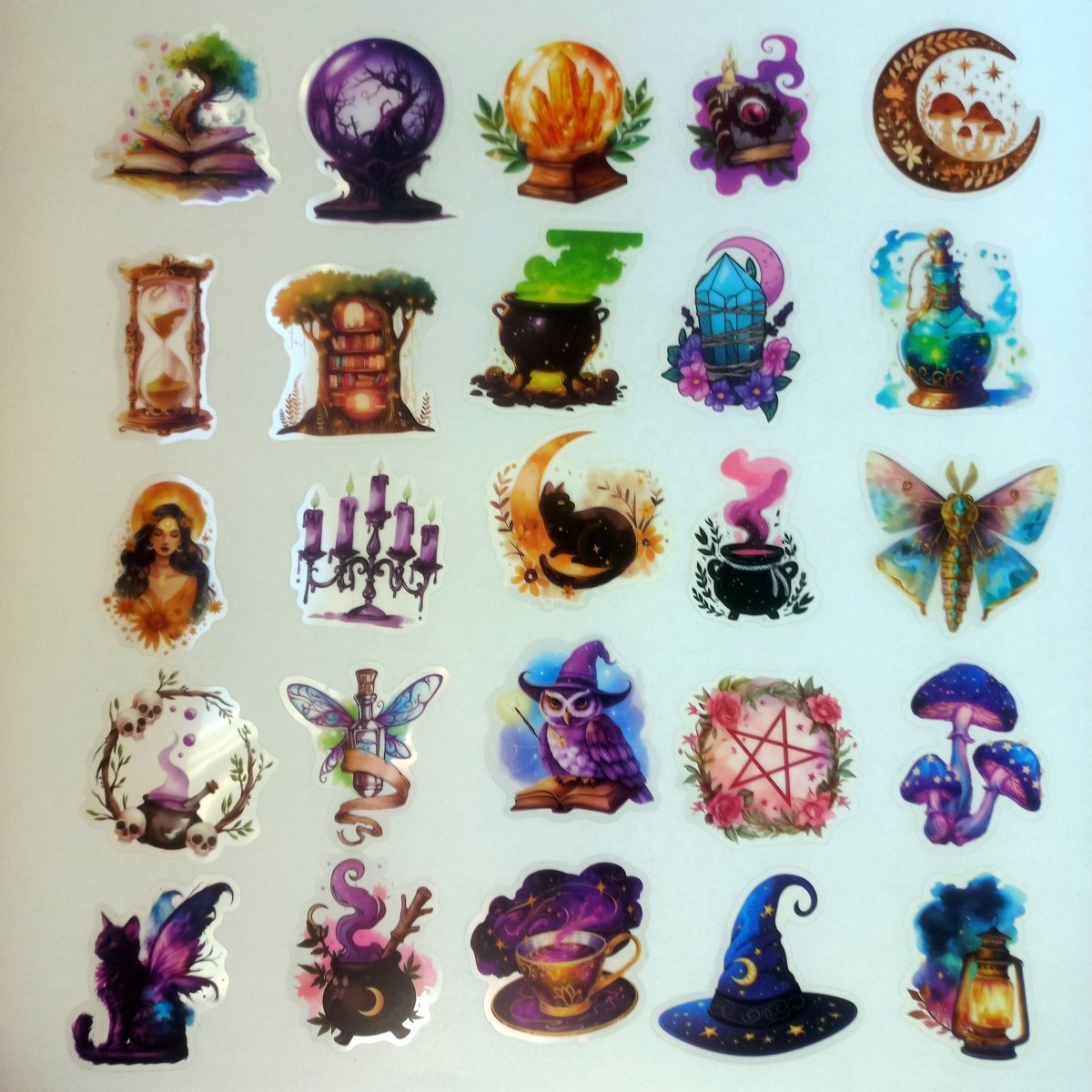 Pachet Stickere Transparente Magie 50 buc. - StickerJoy