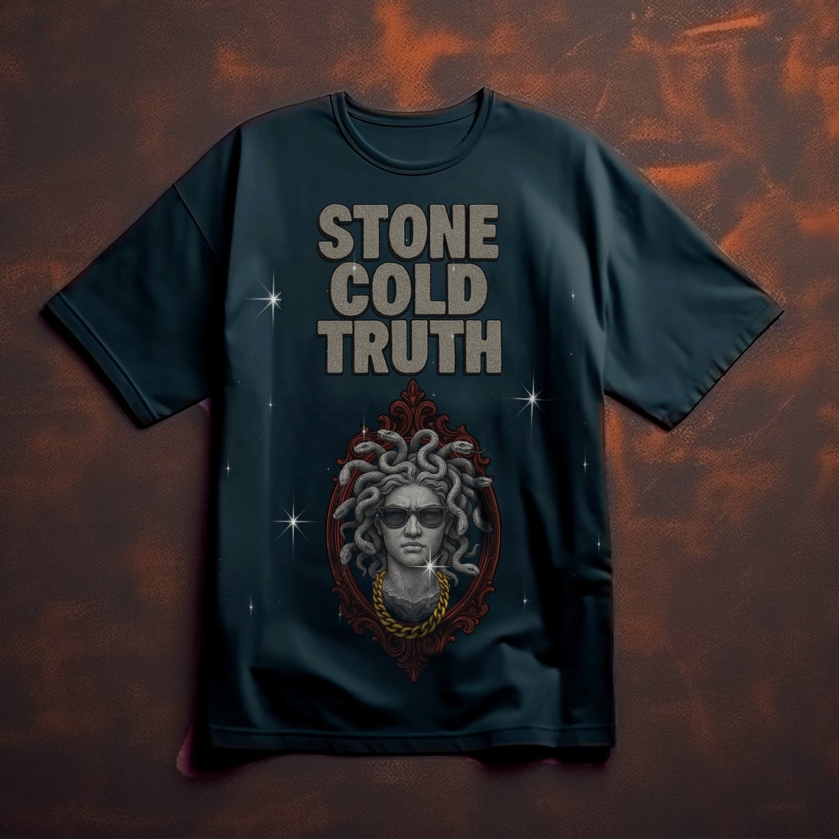 Stone Cold Truth – Design PNG Medusa Urban pentru Tricouri - StickerJoy