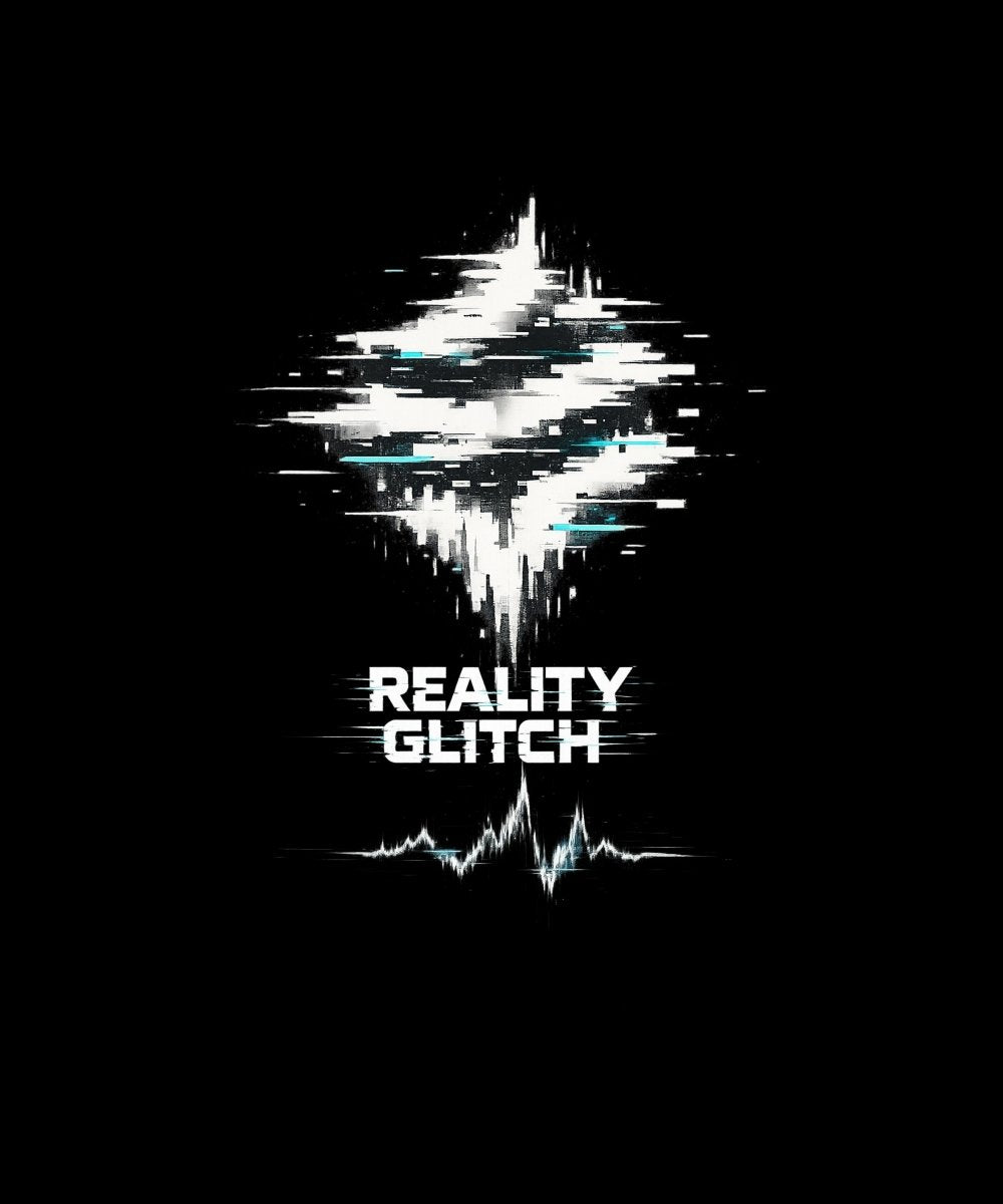 Design PNG „Reality Glitch” – Art Glitch Modern pentru Tricouri, Stickere & Print Digital - StickerJoy