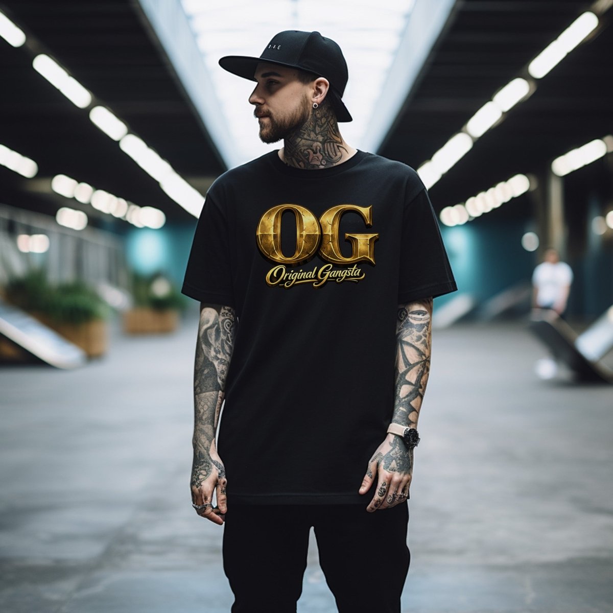 Design tricou OG Original Gangsta PNG – Streetwear premium, fundal transparent - StickerJoy