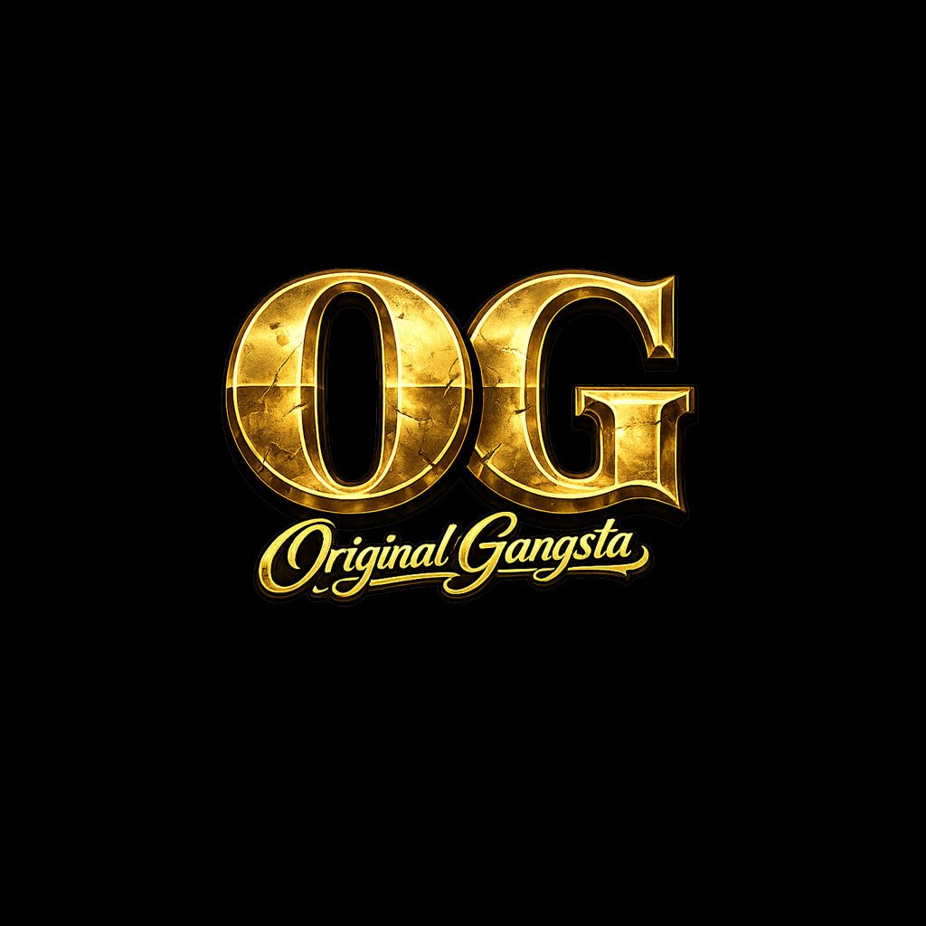 Design tricou OG Original Gangsta PNG – Streetwear premium, fundal transparent - StickerJoy