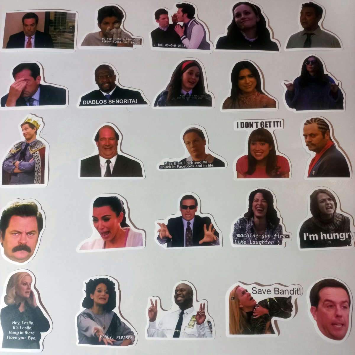 Pachet 100 Stickere Meme – Filme & Seriale Celebre | Reacții Amuzante - StickerJoy