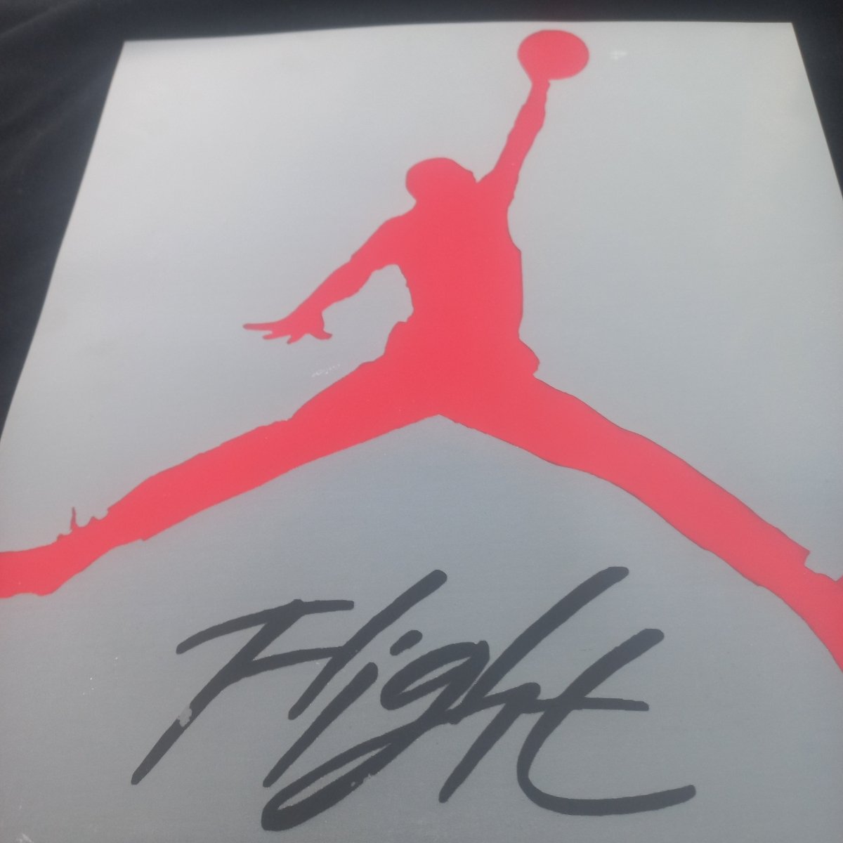 Sticker DTF “Flight” – Design Sport Basket Jump Silhouette pentru Tricouri - StickerJoy
