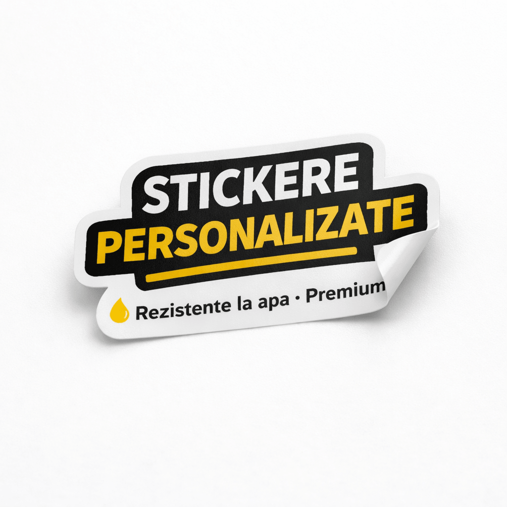 Stickere Personalizate Rezistente la Apă Premium – Creează Designul Tău - StickerJoy
