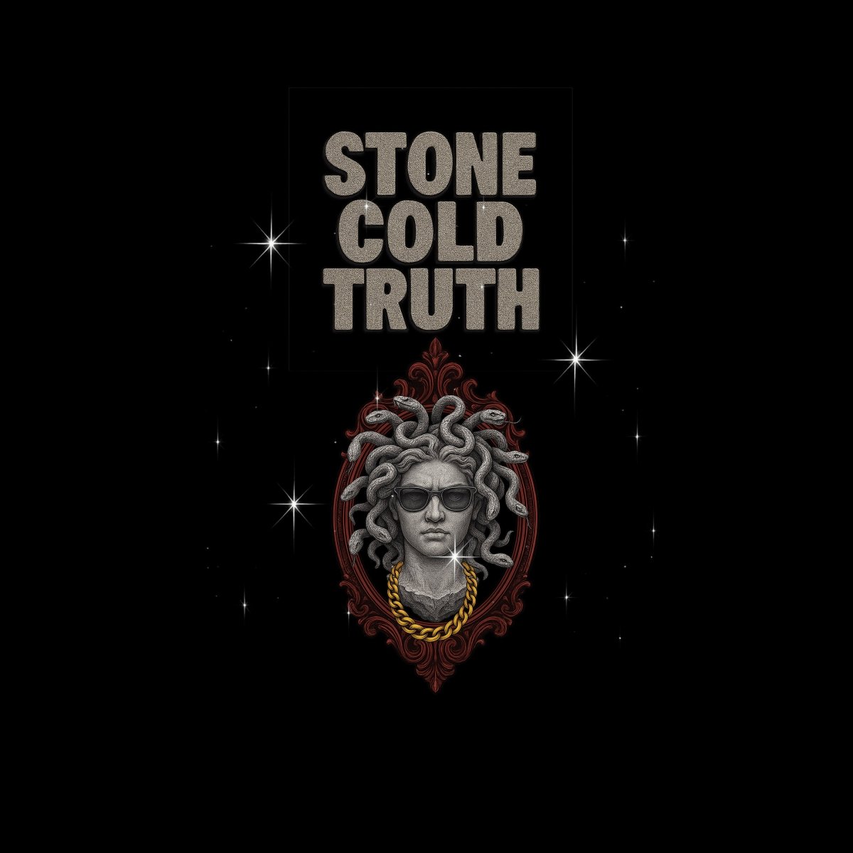 Stone Cold Truth – Design PNG Medusa Urban pentru Tricouri - StickerJoy