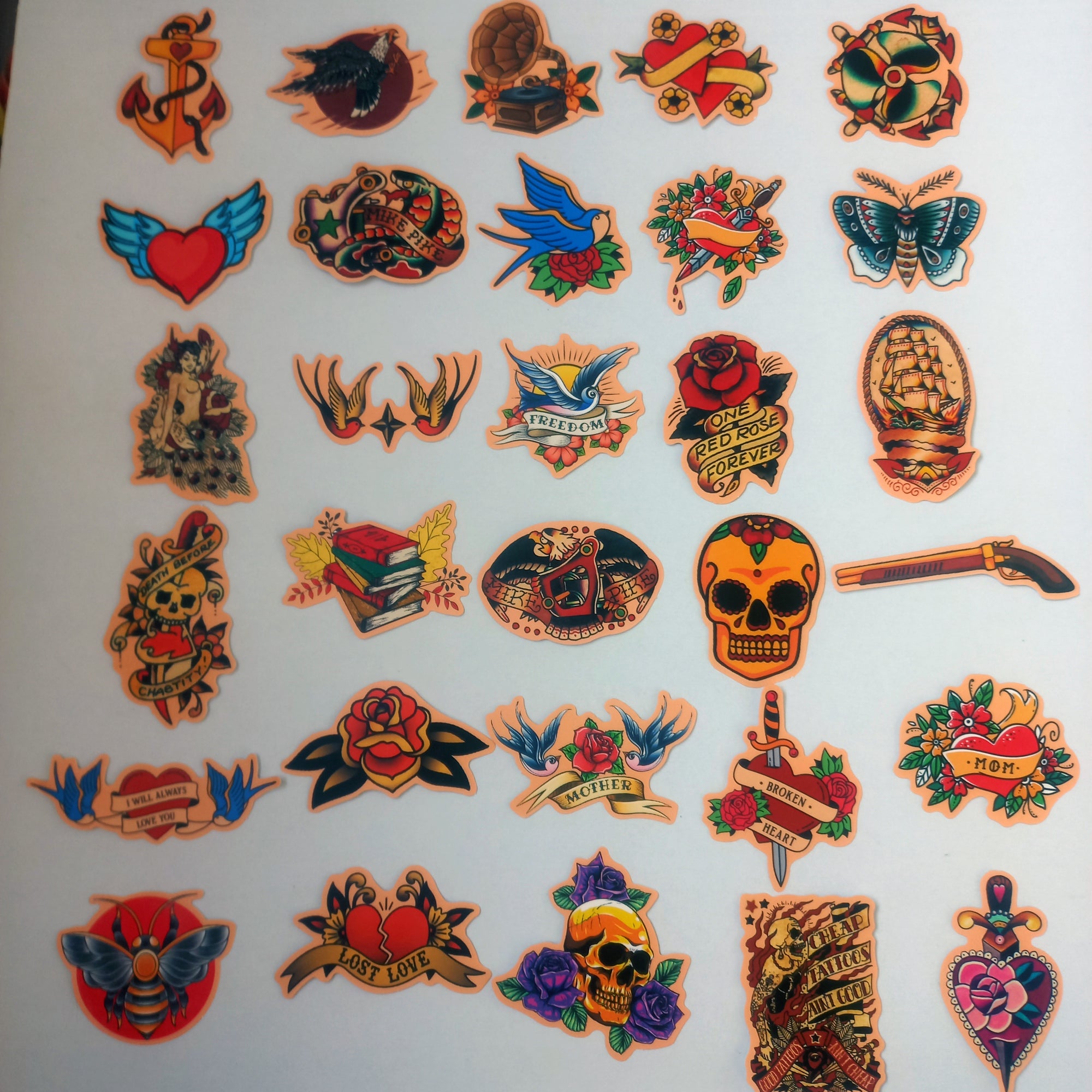 stickere tatuaje old shool