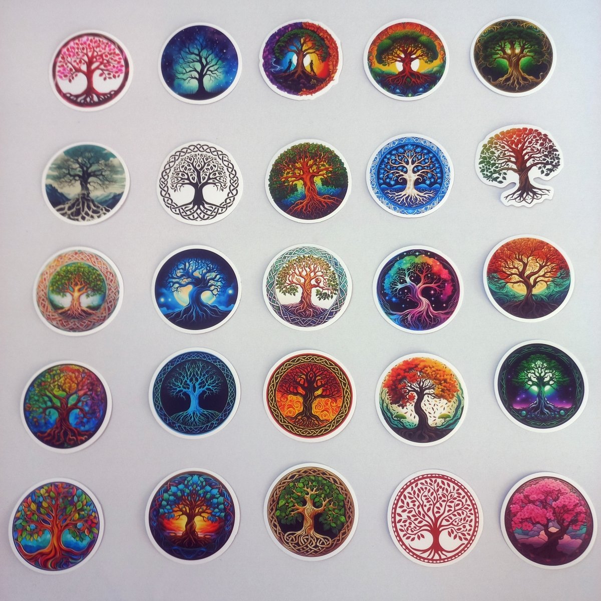 Pachet Stickere Copacul Vietii 50 buc. - StickerJoy